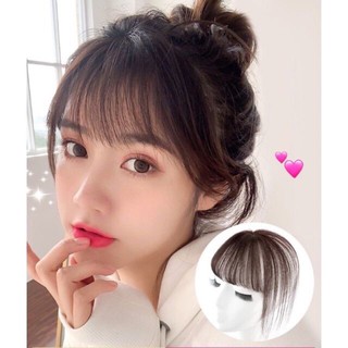 Tóc mái thưa 3d sợi tóc thật 100% che hói siêu tự nhiên