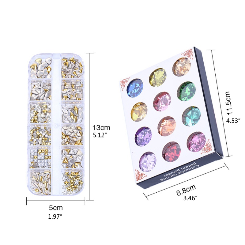 Hạt Pha Lê Lá Vàng Pha Lê Epoxy / Resin Làm Đồ Thủ Công DIY