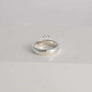 NHẪN BẠC TRƠN KHẮC THEO YÊU CẦU