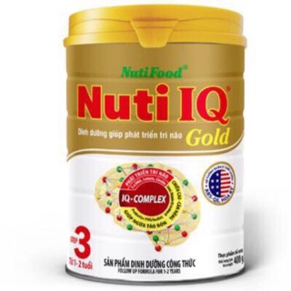 Combo 2 hộp sữa nuti iq gold 3 900g HSD:2021