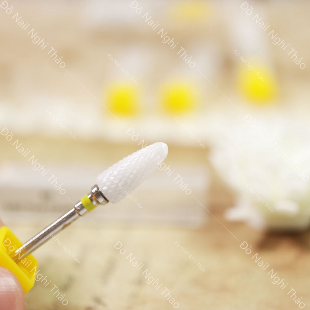 Đầu mài sứ mài mịn móng JELIVA phụ kiện nail