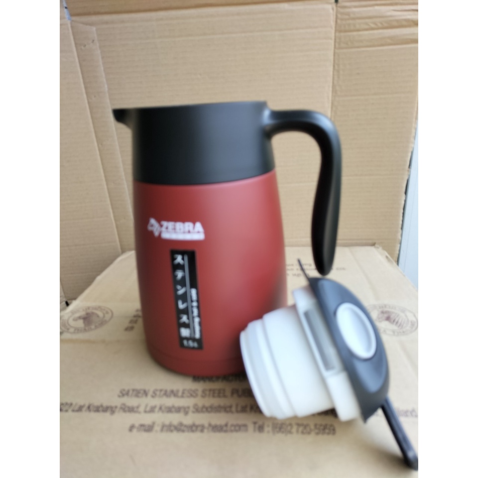 BÌNH GIỮ NHIỆT SMART III 1.5L - THIẾT KẾ THÔNG MINH ZEBRA-112948 nhập khẩu Thái Lan