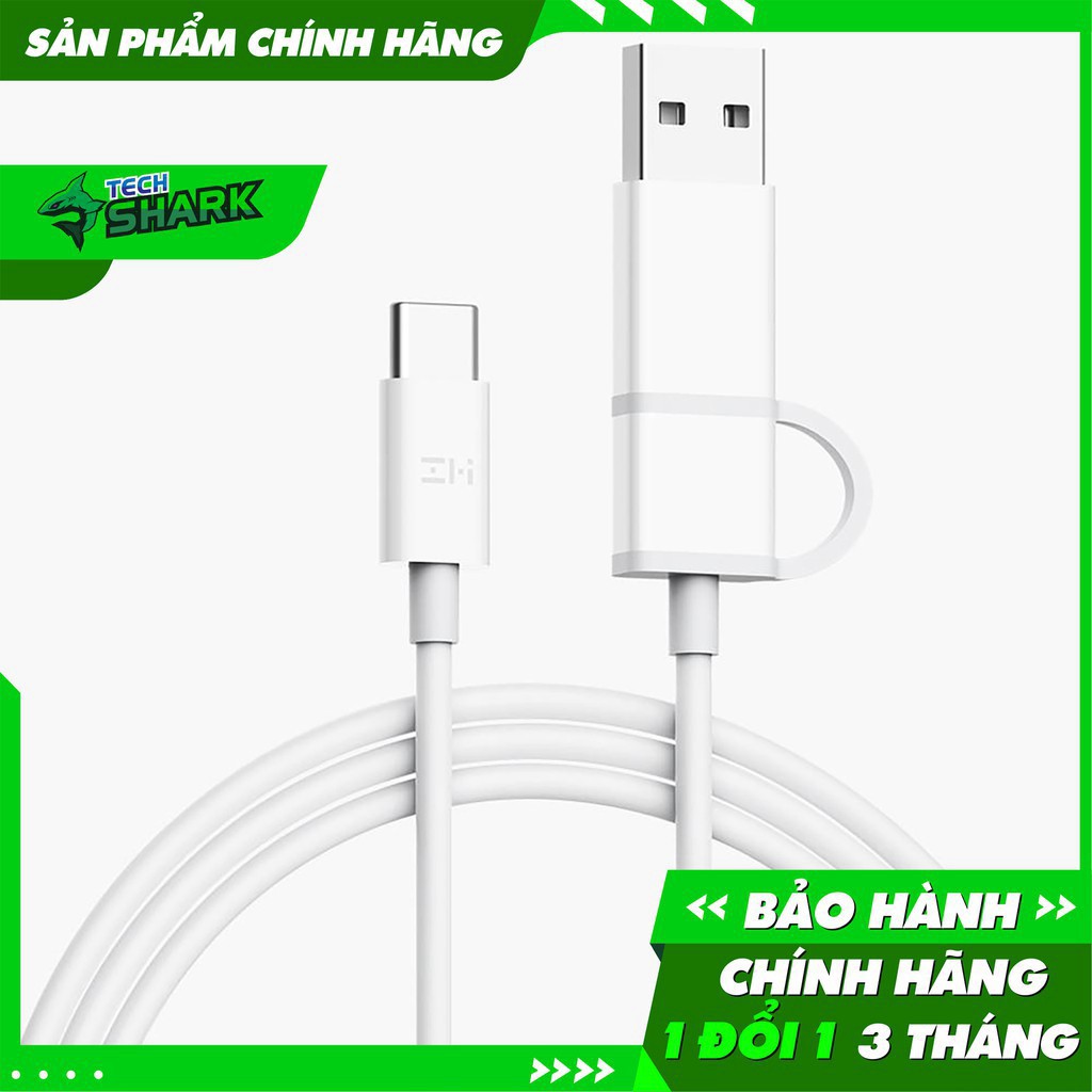 Cáp sạc dữ liệu Xiaomi ZMI AL311 Type C to Type C (USB A) 60W dài 1m