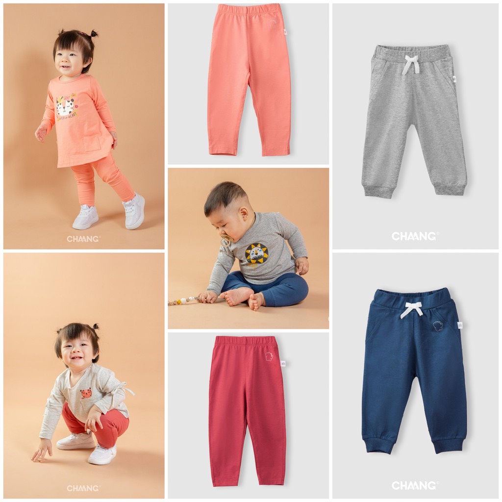 [Chính Hãng] Quần dài Cotton trẻ em Jogger Sweet Chaang