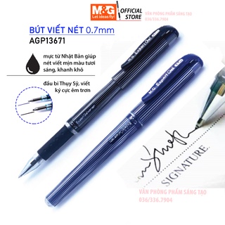 Bút bi mực gel nước AGP 13671  nét 0.7 luyện viết chữ hán