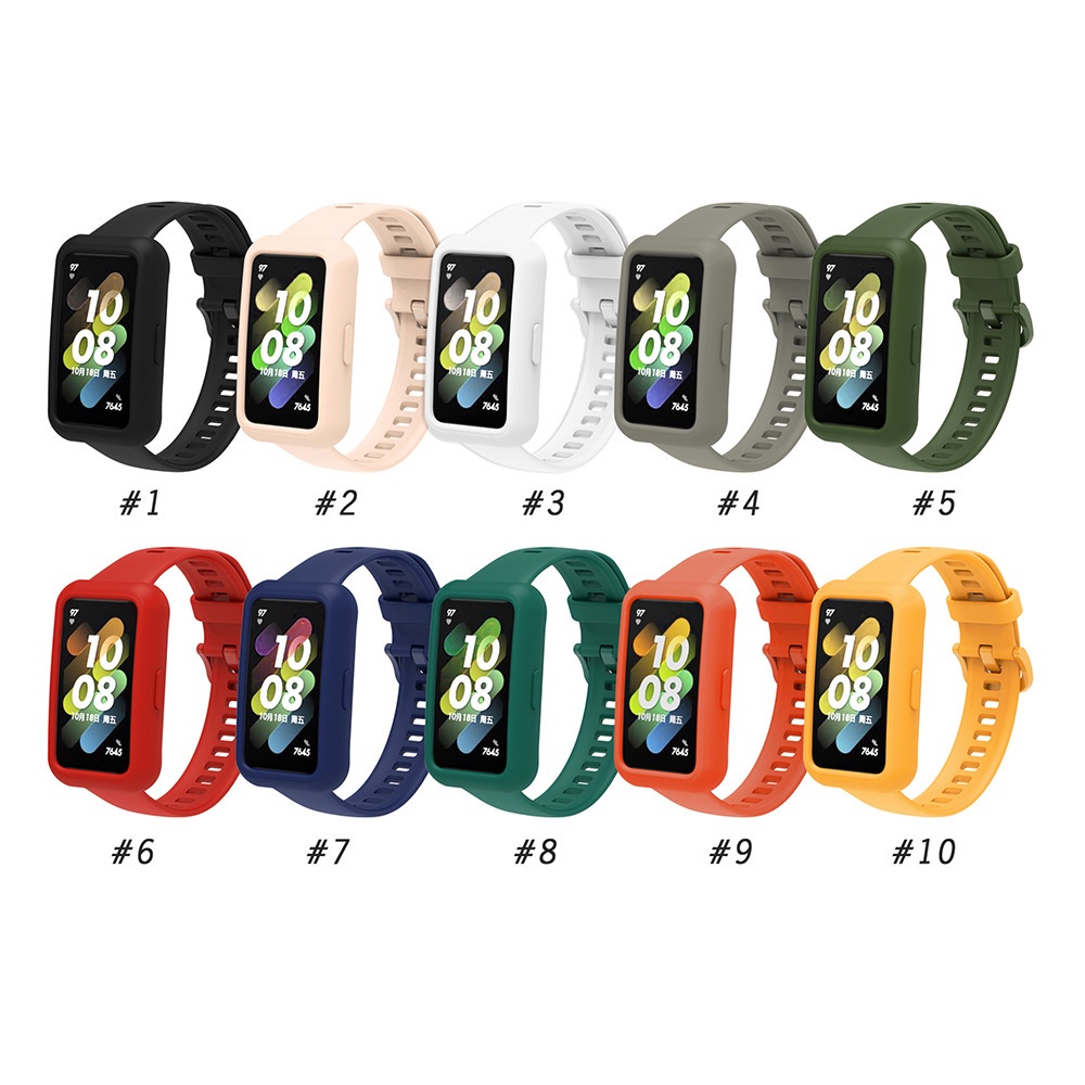 Ốp TPU Mềm Bảo Vệ Màn Hình Đồng Hồ Thông Minh Huawei Band 8 7 6 Huawei Band 6 Pro