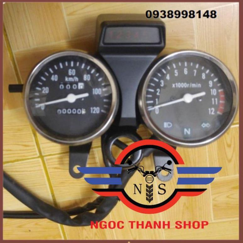 Bộ đồng hồ Zin GN125 loại tua điện tử -NTS