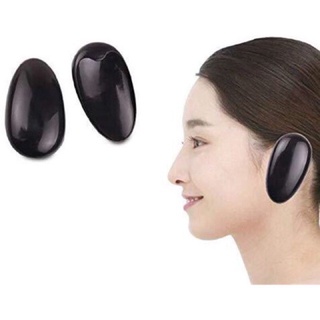 set 2 bịt tai khi nhuộm tóc, làm hoá chất bảo vệ tai - xanh.liga
