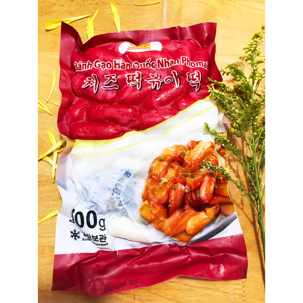 BÁNH GẠO PHÔ MAI TOKBOKKI HÀN QUỐC 500Gram[MIR]