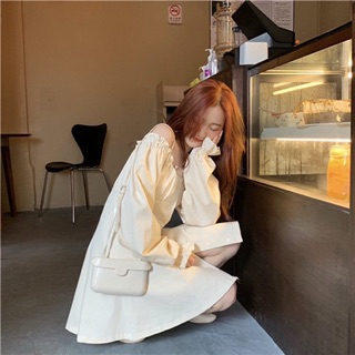 ORDER Váy trễ vai dáng xoè ulzzang