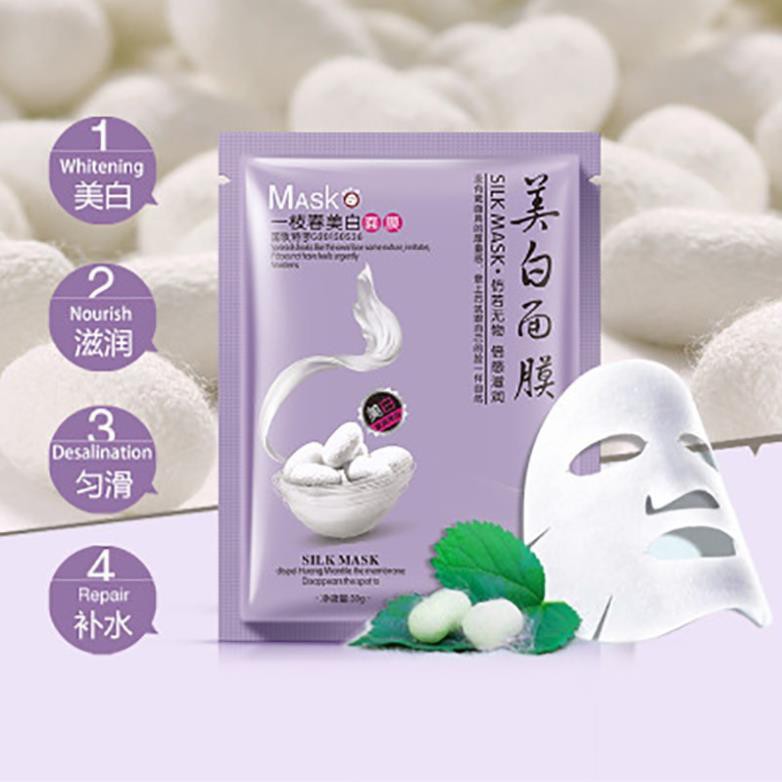 N14 Mặt nạ dưỡng trắng da cấp ẩm thải độc da làm tươi mới mịn da mask nội địa | BigBuy360 - bigbuy360.vn