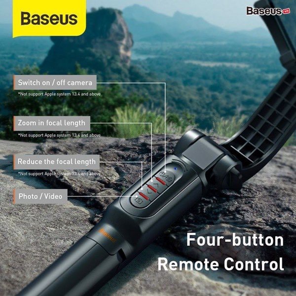 ❖Gậy tự sướng tích hợp Gimbal chống rung thông minh Baseus Lovely Uniaxial Bluetooth Folding Stand Selfie Stabi | BigBuy360 - bigbuy360.vn
