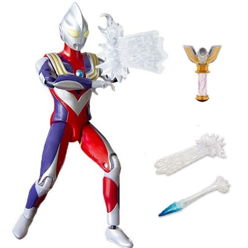 Mô Hình Đồ Chơi Siêu Nhân Ultraman Có Thể Thay Đổi Vũ Khí Sáng Bóng Triga SHF Siro