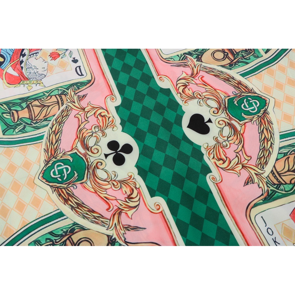 Áo Sơ Mi Tay Dài Cổ Bẻ In Họa Tiết Biểu Tượng Toàn Diện Cá Tính Cho Nam