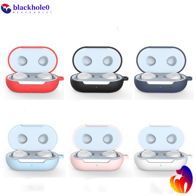 Vỏ Bảo Vệ Hộp Sạc Tai Nghe Samsung Galaxy Buds+ Bằng Silicon Kèm Móc Khóa Tiện Dụng
