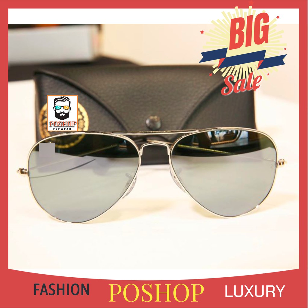 MẮT KÍNH MÁT NAM NỮ Kính râm Poshop FULLBOX HÃNG 3026 TRÒNG THỦY TINH CAO CẤP THỜI TRANG TREND | BigBuy360 - bigbuy360.vn