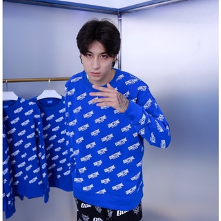 Áo sweater form rộng mùa đông sweater gozzone - màu xanh bích