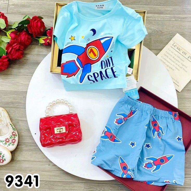 Bộ Ngắn Tay Bé Trai Nhiều Mẫu Có Size Cho Bé Từ 17-33KG