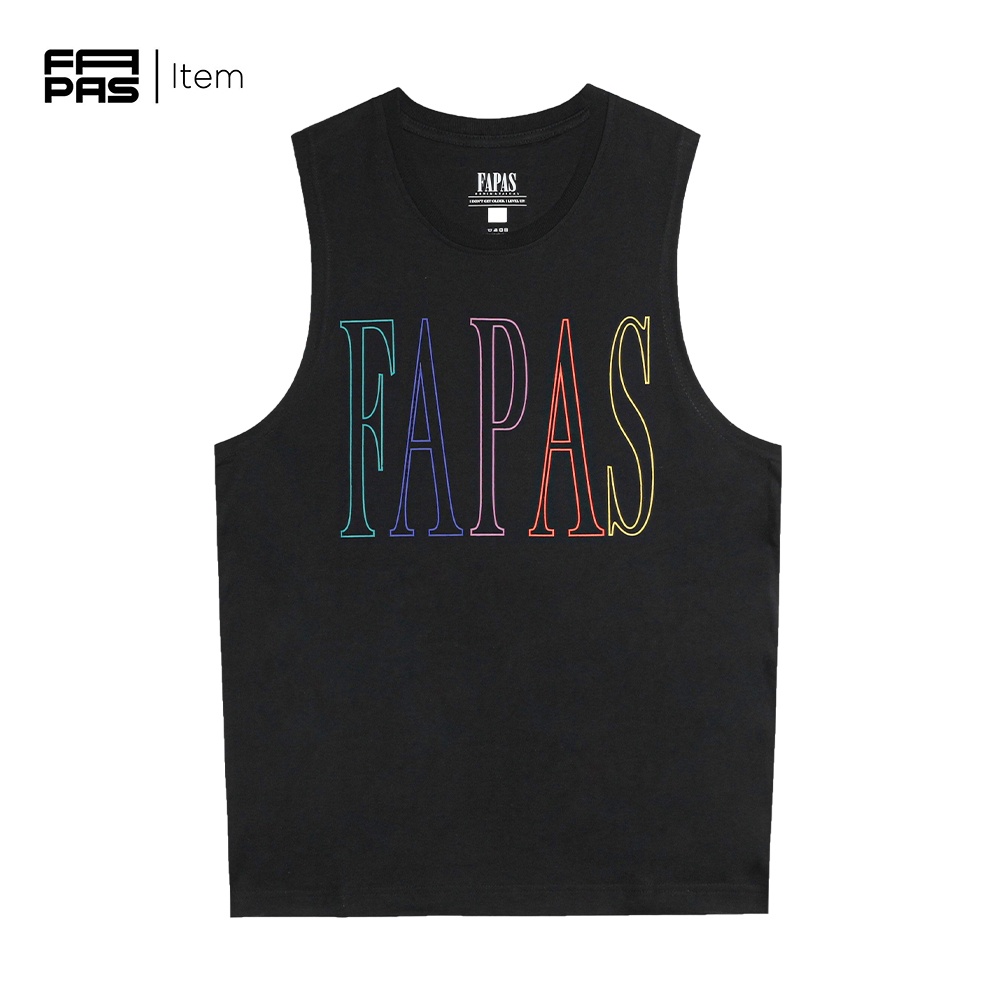 Áo Tanktop Nam Summer Tee In Logo Màu Sắc Trẻ Trung Chất Liệu Cotton Thoáng Mát Form Regular - FAPAS