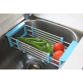 Giá inox gác bồn rửa bát