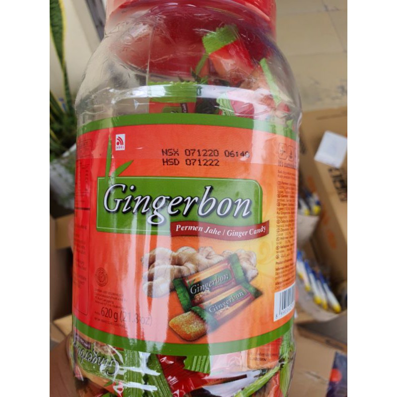 Kẹo gừng Gingerbon 620g Hũ