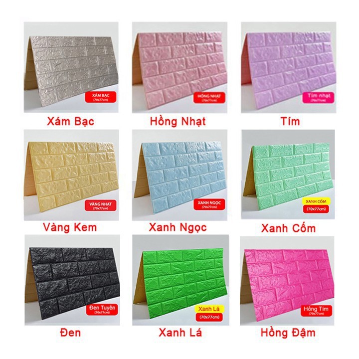 Xốp dán tường 70x77cm dày 5mm