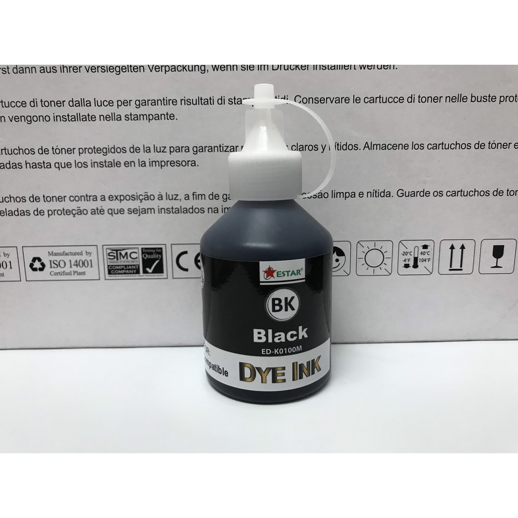 MỰC NƯỚC 100ml CHO MÁY IN EPSON - BỘ 6 MÀU