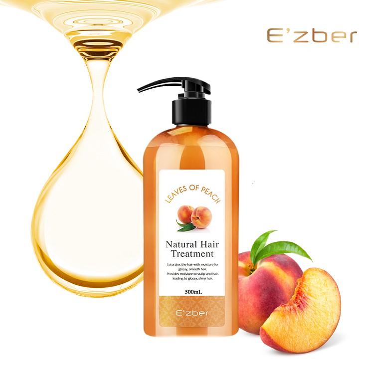 [CÓ SẴN] Dầu gội đầu shampoo thảo mộc từ thiên nhiên dưỡng và chăm sóc tóc mềm mượt thơm hương Đào Peach E'zber Nhật Bản