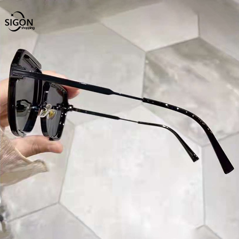 Kính Mát Gọng Lớn Chống Tia Cực Tím Thời Trang Retro