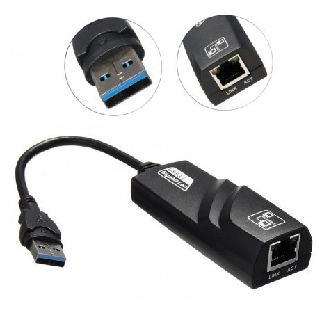 USB to lan 3.0 Dây chuyển đổi USB sang Lan 3.0 Cáp chuyển USB 3.0 to Lan hỗ trợ 10/100/1000 Mbps