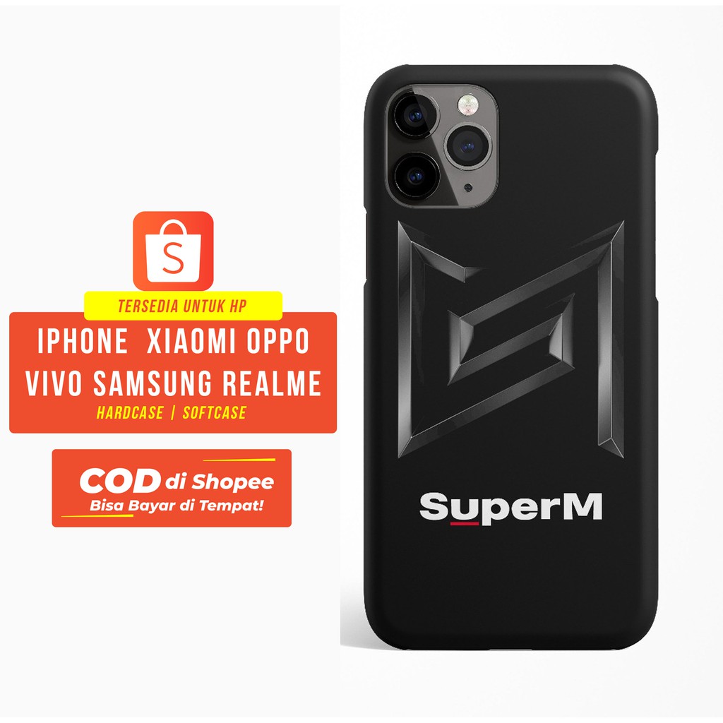 Ốp Điện Thoại Cứng In Hình Album Super M Mini Cho Iphone Samsung Xiaomi Vivo Oppo Realme