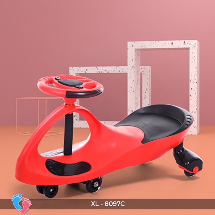 Xe lắc cho trẻ em Broller BABY PLAZA XL-8097C có đèn, nhạc