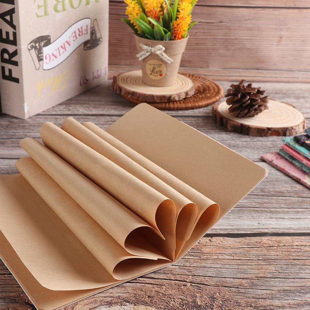 1 Sổ Tay Bằng Giấy Kraft Vẽ Hình Xe Hơi Màu Sắc Retro