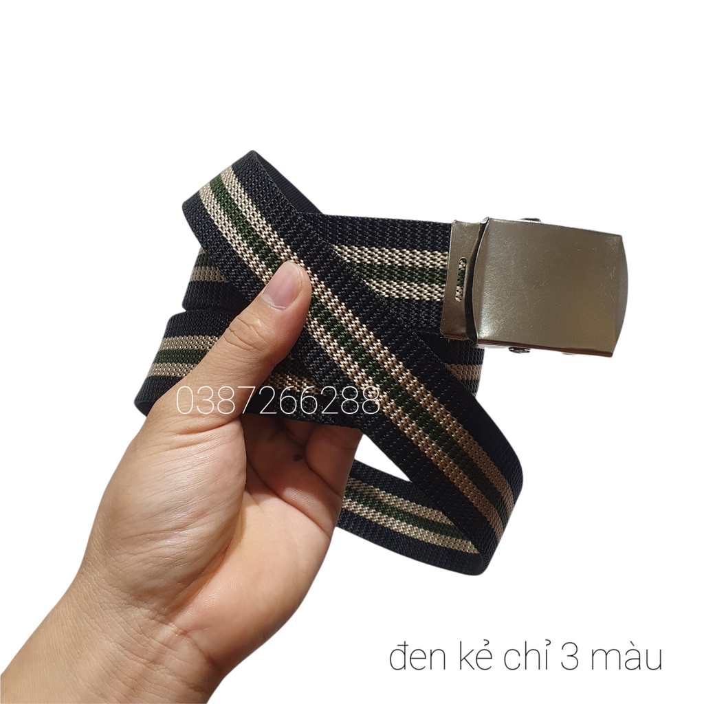 Dây Lưng Nam Vải Dù Phong Cách Cá Tính,12 mẫu thắt lưng nam đẹp vải dù lính mỹ KHÓA LUỒN DÂY