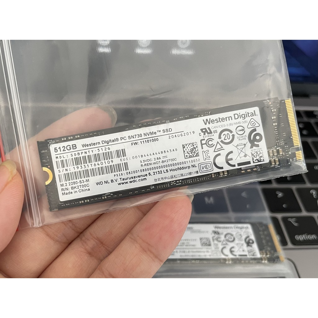 Ổ Cứng SSD Western Digital PC SN720/730 512GB M2 2280-S3-M NVMe