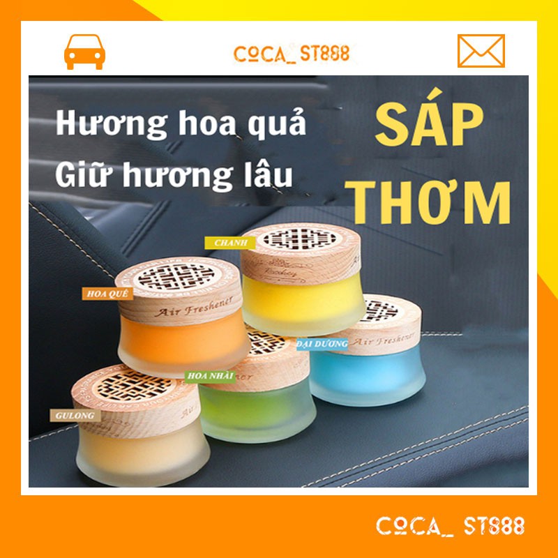 Sáp Thơm, Sáp Thơm Để Phòng, Ô Tô, Xe Hơi Hương Hoa Quả COCA.T