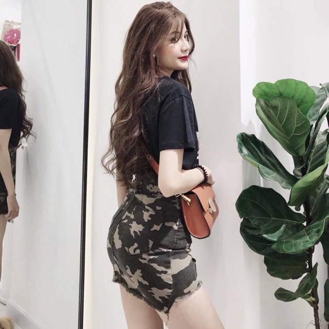 Sét áo phông x váy lính dành cho nữ