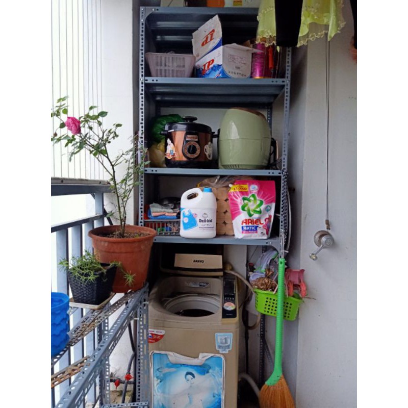 Kệ v cho máy giặt cửa trước C2.4mxD1mxR50cmx3 tầng