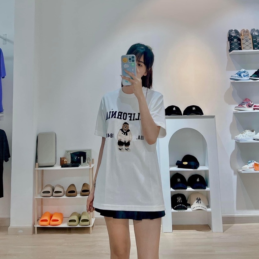 ẢNH THẬT / BAO AUTH - Áo Phông MLB Tee Who.Au SS2022 California 1849 Con Gấu - HÀNG CHÍNH HÃNG