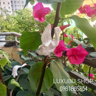 Cặp Cò Bay/Đậu (Thạch cao) Trang Trí Hồ Cá, Bể Cá-Hòn Non Bộ,..