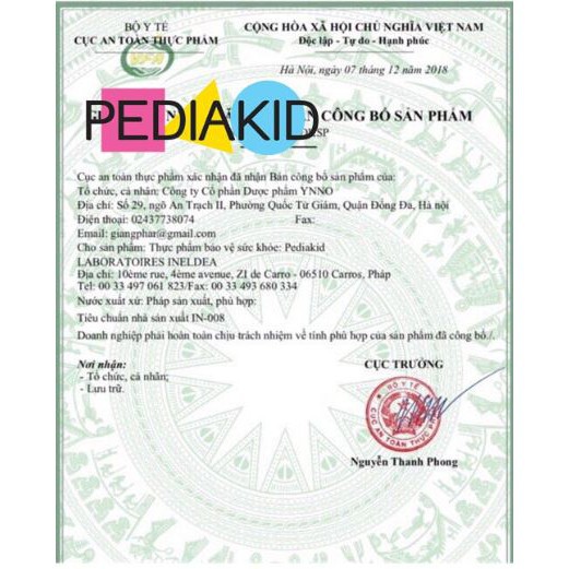 Pediakid 22 vitamin, tăng sức đề kháng Immuno fort, Pediakid - 22 vitamin