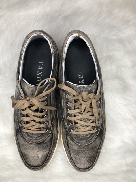 SIZE:41_Giầy nam da bò mài 2hand.hiệu TanDy