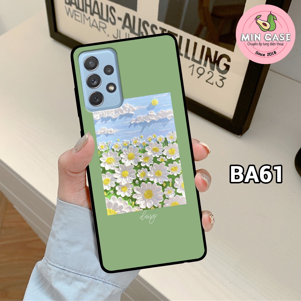 Ốp lưng điện thoại Samsung A23/ A33/ A53/ A13/ A32 4G/ A52/ A52s/ A72 in hình hoa tím vintage dễ thương