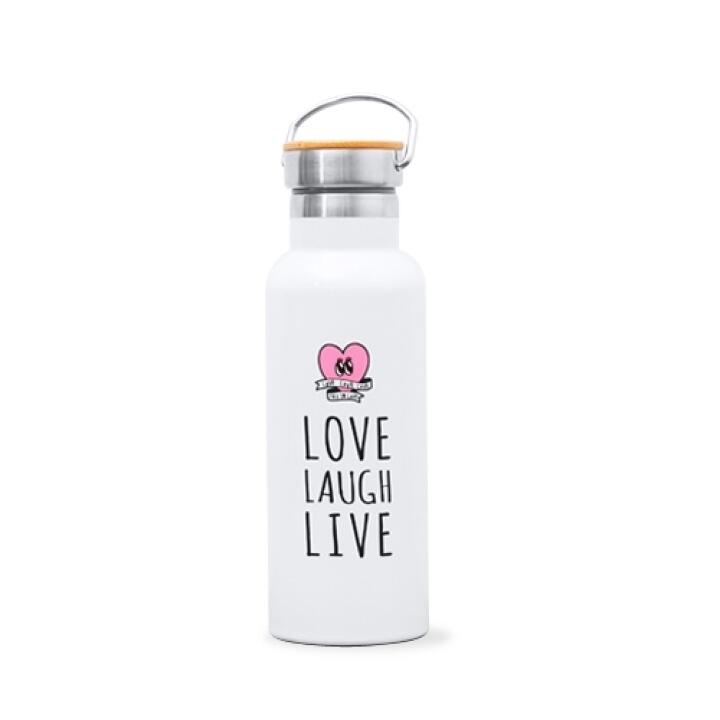 Bình Đựng Nước Tumbler ARTBOX Hàn Quốc Nắp Gỗ Họa Tiết Hình Vẽ Xinh Xắn Dung Tích 500ml