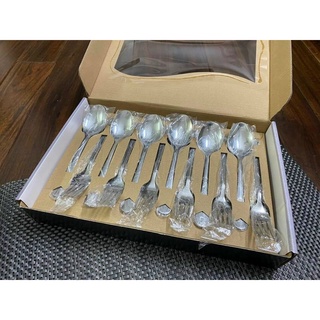 Bộ 6 thìa + 6 dĩa inox RAPIDO