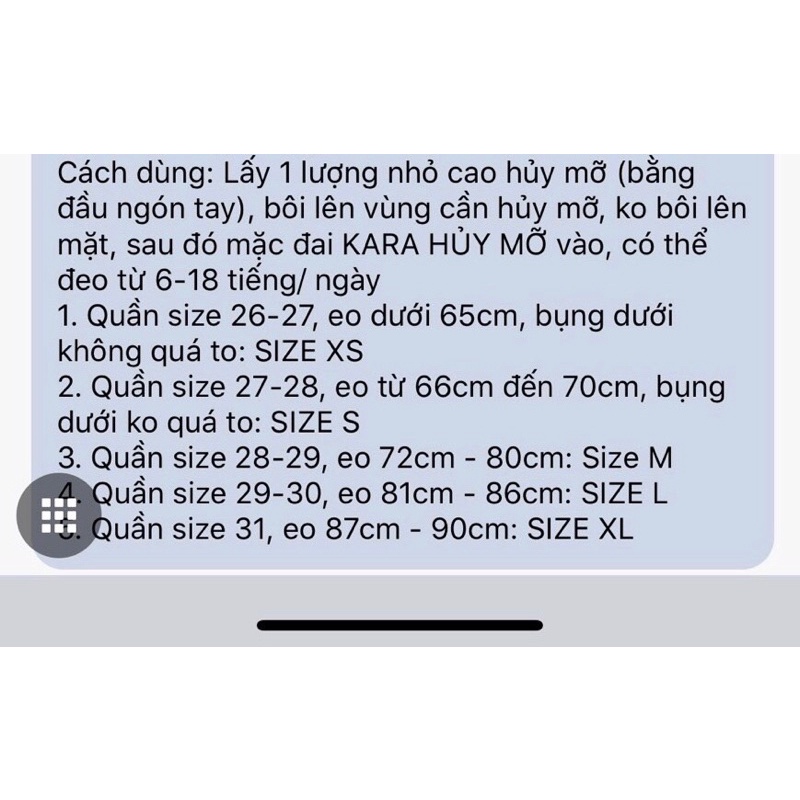 [ HÀNG CÓ SẴN ] ĐAI ĐỊNH HÌNH H.Ủ.Y M.Ỡ KARA NHẬT BẢN | BigBuy360 - bigbuy360.vn
