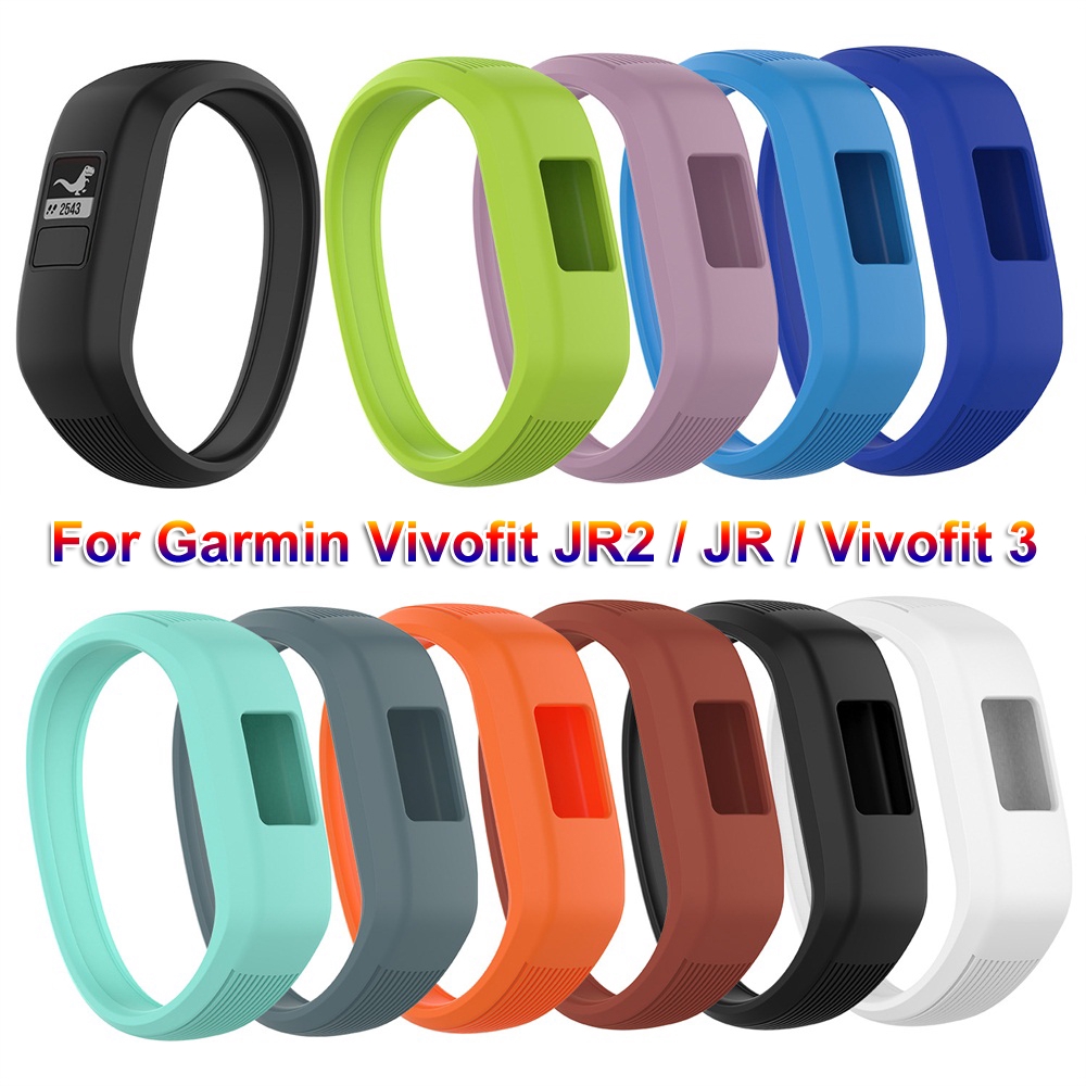 Dây Đeo Silicon Mềm Cho Đồng Hồ Thông Minh Garmin Vivofit Jr 2 / Vivofit 3
