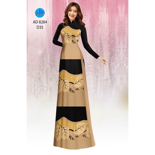 Vải may áo dài họa tiết lập thể AD8284, chất liệu Bảo Anh