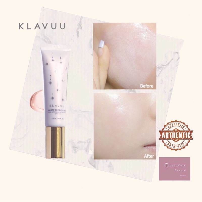 [LIMITED] Kem lót Klavuu White Pearlsation Ideal Actress Backstage Cream Holiday Edition 30ml