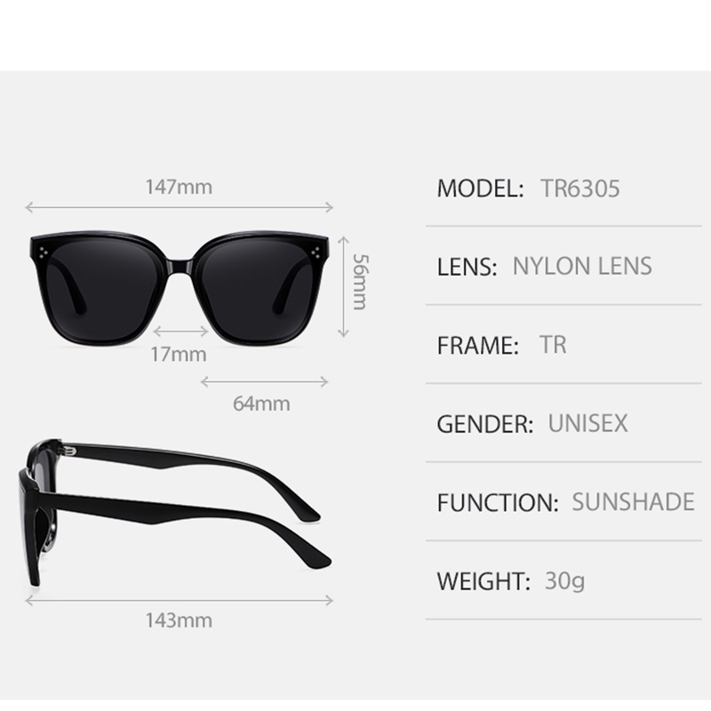 Classic Sunglasses Men Women Driving Fashion Square Frame Sunglass UV400